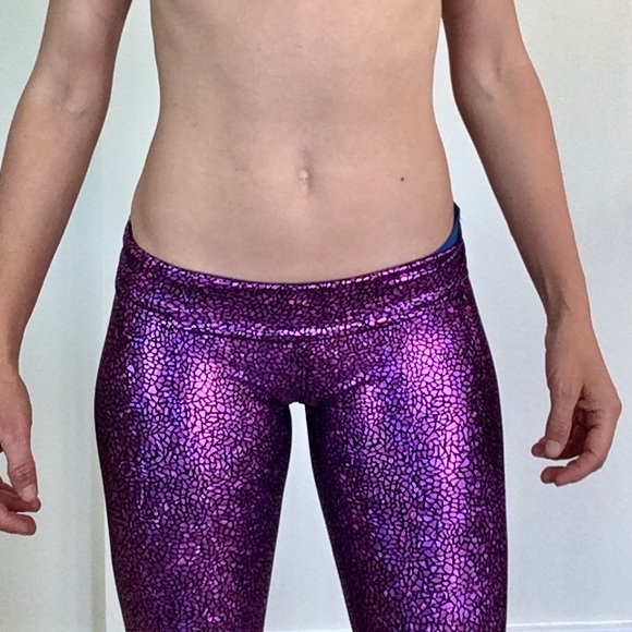 $88 New Purusha People Yoga leggings Capri XS XS Burning Man Festval - Picture 4 of 4